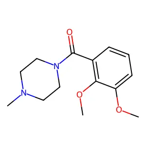 (2,3-Dimethoxyphenyl)(4-methylpiperazin-1-yl)methanone structure