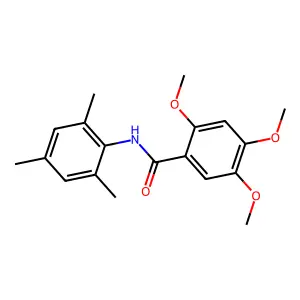 N-mesityl-2,4,5-trimethoxybenzamide structure