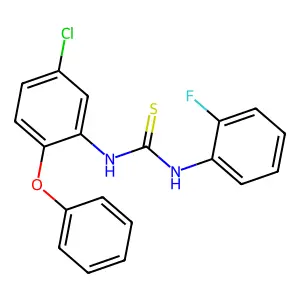 1-(5-Chloro-2-phenoxyphenyl)-3-(2-fluorophenyl)thiourea structure