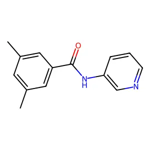 3,5-dimethyl-N-(3-pyridinyl)benzamide structure