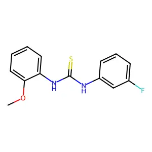 1-(3-Fluorophenyl)-3-(2-methoxyphenyl)thiourea structure