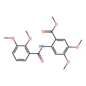Methyl 2-[(2,3-dimethoxybenzoyl)amino]-4,5-dimethoxybenzoate structure