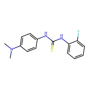 1-[4-(Dimethylamino)phenyl]-3-(2-fluorophenyl)thiourea structure