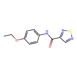 N-(4-ethoxyphenyl)-1,2,5-thiadiazole-3-carboxamide structure