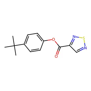 4-Tert-butylphenyl 1,2,5-thiadiazole-3-carboxylate structure