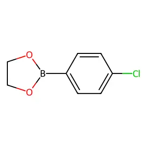 2-(4-Chlorophenyl)-1,3,2-dioxaborolane structure