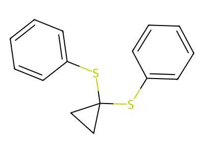 1,1-Bis(phenylthio)cyclopropane structure