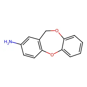 11H-二苯并[b,e][1,4]二氧杂环庚-2-胺 structure