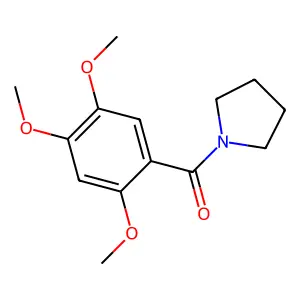 Pyrrolidin-1-yl-(2,4,5-trimethoxyphenyl)methanone structure
