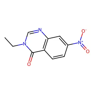 3-ethyl-7-nitroquinazolin-4(3H)-one structure