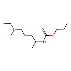 2-Chloro-1-(chloromethyl)ethyl 3-chlorophenylcarbamate structure