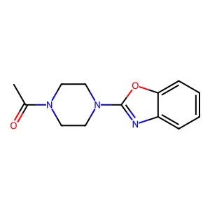 1-[4-(1,3-Benzoxazol-2-yl)piperazin-1-yl]ethan-1-one structure