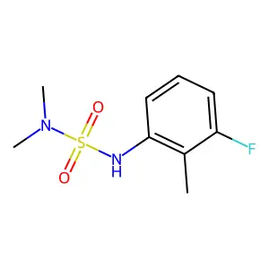 1-(Dimethylsulfamoylamino)-3-fluoro-2-methylbenzene structure
