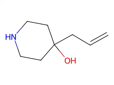 4-(Prop-2-en-1-yl)piperidin-4-ol structure