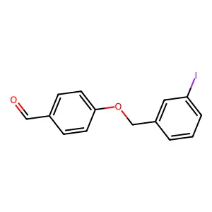 4-[(3-Iodobenzyl)oxy]benzaldehyde structure