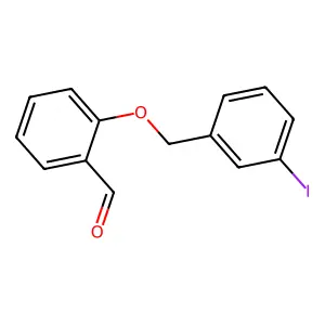 2-[(3-Iodobenzyl)oxy]benzaldehyde structure
