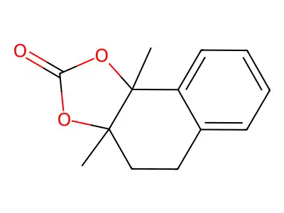 3a,9b-Dimethyl-3a,4,5,9b-tetrahydronaphtho[1,2-d][1,3]dioxol-2-one structure