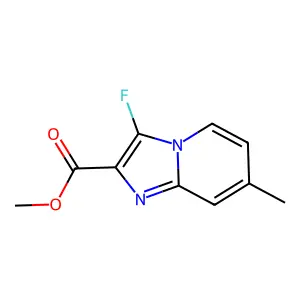 Methyl 3-fluoro-7-methylimidazo[1,2-a]pyridine-2-carboxylate structure