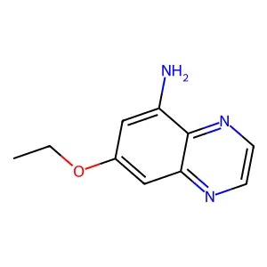 Quinoxaline, 5-amino-7-ethoxy- structure