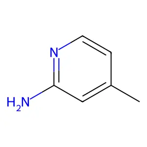 2-氨基-4-甲基吡啶 structure