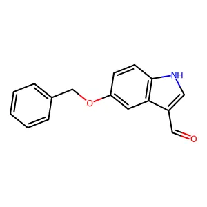 5-(苯甲氧基)-1H-吲哚-3-甲醛 structure
