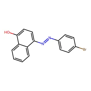 4-[(4-Bromophenyl)hydrazinylidene]naphthalen-1-one structure