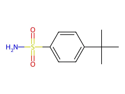 4-tert-Butylbenzenesulfonamide structure
