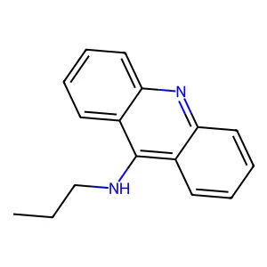 9-Acridinamine, N-propyl- structure