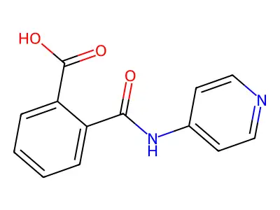 2-[(4-PYRIDINYLAMINO)CARBONyl]benZOIC ACID structure