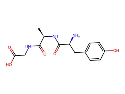 Tyr-ala-gly structure