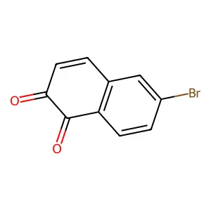 6-Bromo-1,2-naphthoquinone structure