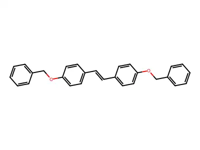 1-Phenylmethoxy-4-[2-(4-phenylmethoxyphenyl)ethenyl]benzene structure