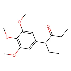 3-Hexanone, 4-(3,4,5-trimethoxyphenyl)- structure