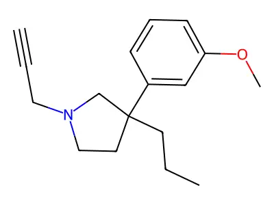 3-(3-Methoxyphenyl)-3-propyl-1-(prop-2-yn-1-yl)pyrrolidine structure