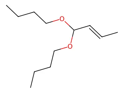1,1-Dibutoxybut-2-ene structure