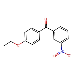(4-Ethoxyphenyl)(3-nitrophenyl)methanone structure