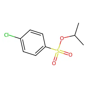 Benzenesulfonic acid, 4-chloro-, 1-methylethyl ester structure
