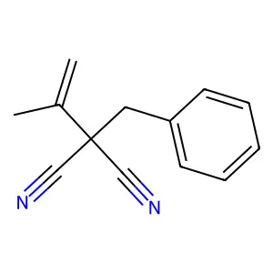 Propanedinitrile, (1-methylethenyl)(phenylmethyl)- structure