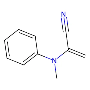 2-[Methyl(phenyl)amino]prop-2-enenitrile structure