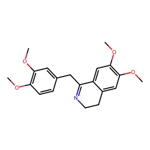 1-((3,4-Dimethoxyphenyl)methyl)-3,4-dihydro-6,7-dimethoxyisoquinoline structure