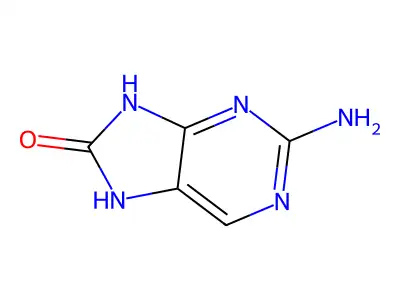 8-Oxo-7,8-dihydrodeoxyguanine structure
