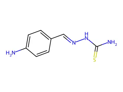 2-[(4-Aminophenyl)methylene]hydrazinecarbothioamide structure