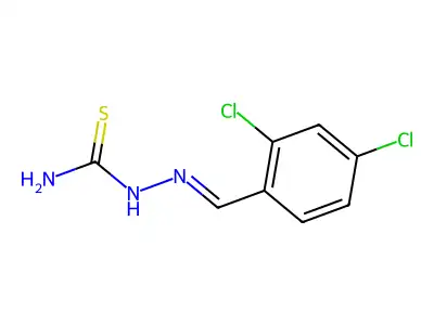 1-(2,4-Dichlorobenzylidene) thiosemicarbazide structure