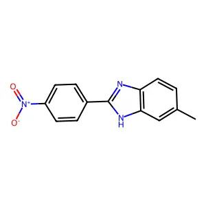 6-Methyl-2-(4-nitrophenyl)-1H-benzimidazole structure