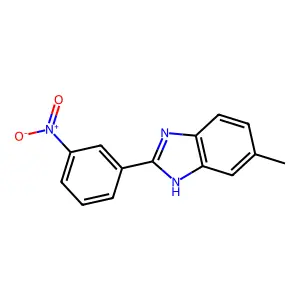 5-Methyl-2-(3-nitrophenyl)-1H-benzoimidazole structure