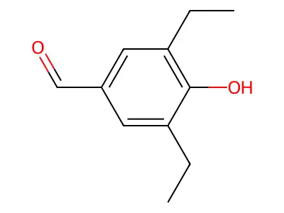 3,5-Diethyl-4-hydroxybenzaldehyde structure