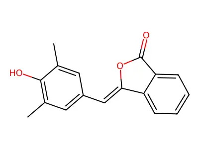 3-(3,5-Dimethyl-4-hydroxybenzylidene)phthalide structure