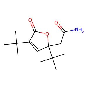 2-(2,4-Ditert-butyl-5-oxofuran-2-yl)acetamide structure