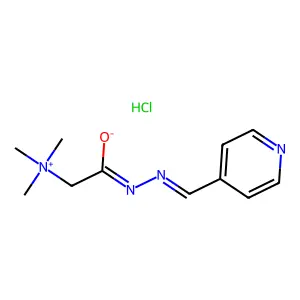N'-(4-pyridinylmethylene)-2-(trimethyl-5-azanyl)acetohydrazide structure
