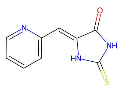 5-(2-Pyridylmethylidene)-2-thio-3,5-dihydro-4h-imidazol-4-one structure